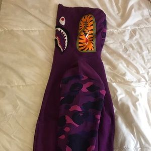Purple Bape Hoodie